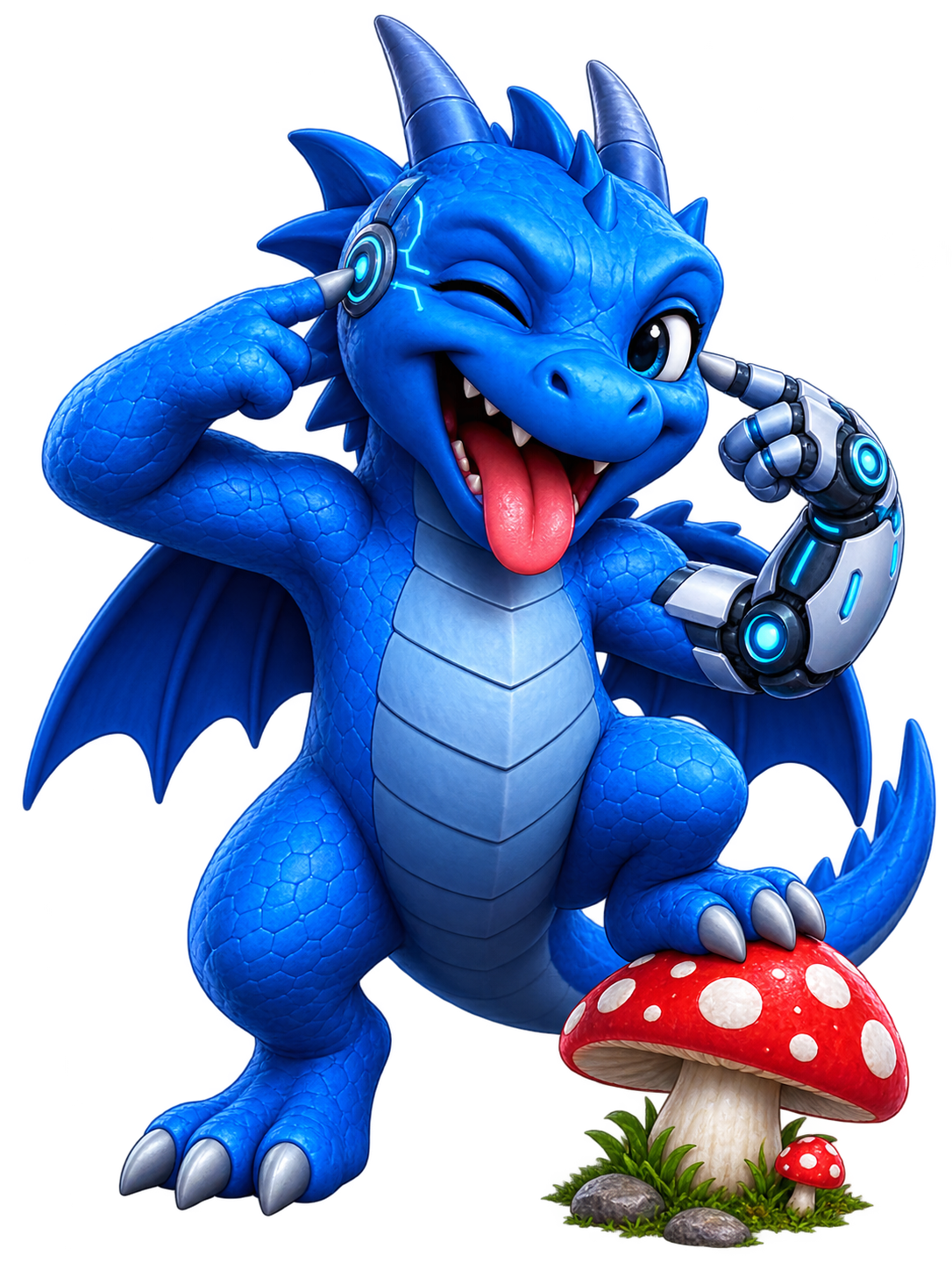 Saphira Linux aiDragon, the AI agent workspace mascot